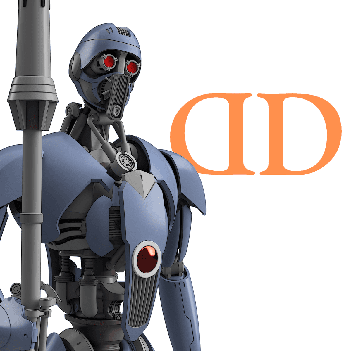 MG Droid Inspired 3D Printable Fan Art STL Files