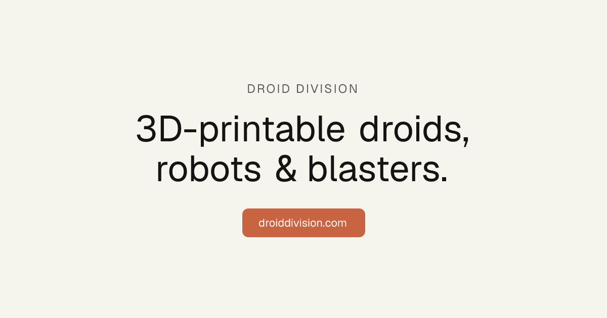 Shop — Droid Division