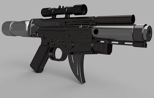 Gekko-Bounty Hunter Blaster Inspired Printable Fan Art Files - Image 2