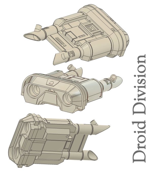 E-5 BattleDroid/Commando Droid Blaster and Bonus Macrobinoculars Inspired Printable Fan Art Files - Image 2