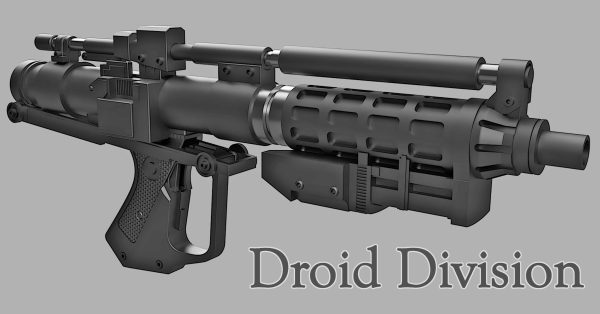 E-5 BattleDroid/Commando Droid Blaster and Bonus Macrobinoculars Inspired Printable Fan Art Files - Image 3