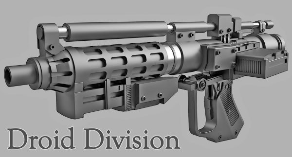 E-5 BattleDroid/Commando Droid Blaster and Bonus Macrobinoculars Inspired Printable Fan Art Files - Image 4