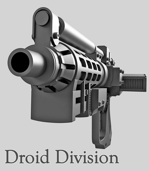 E-5 BattleDroid/Commando Droid Blaster and Bonus Macrobinoculars Inspired Printable Fan Art Files