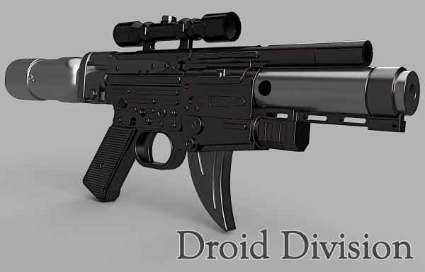 Gekko-Bounty Hunter Blaster Inspired Printable Fan Art Files