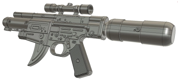 Gekko-Bounty Hunter Blaster Inspired Printable Fan Art Files - Image 10