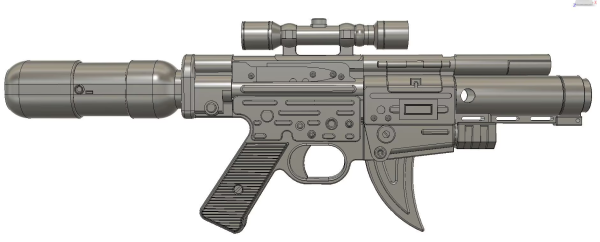 Gekko-Bounty Hunter Blaster Inspired Printable Fan Art Files - Image 7