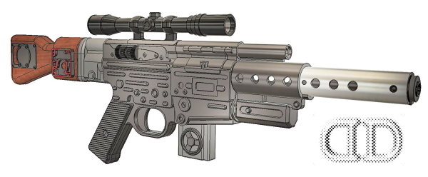 Gekko-Bounty Hunter Blaster Inspired Printable Fan Art Files - Image 6