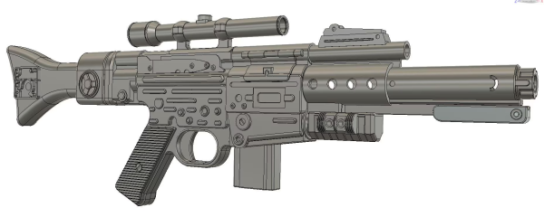 Gekko-Bounty Hunter Blaster Inspired Printable Fan Art Files - Image 4