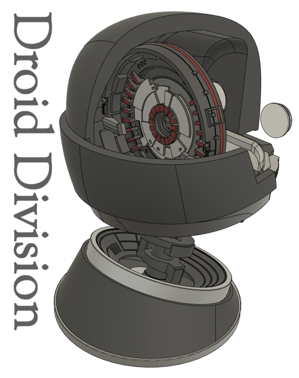 Security Droid Inspired Head/Stand Printable Fan Art Files. - Image 8