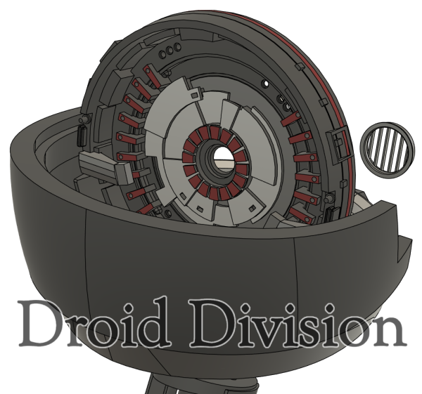 Security Droid Inspired Head/Stand Printable Fan Art Files. - Image 5
