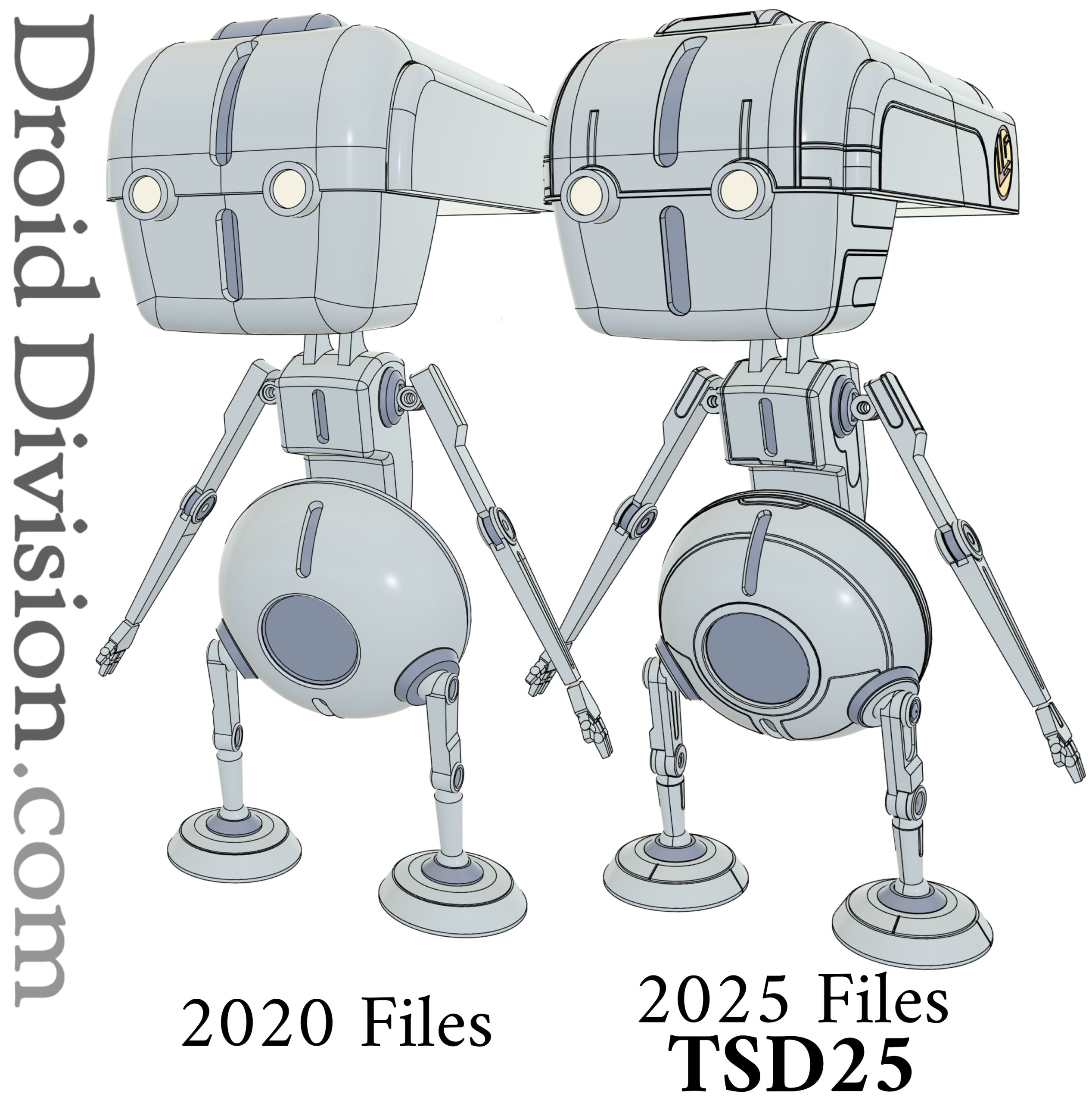 Techno-Service Droid Inspired Printable Fan Art Files - Image 4