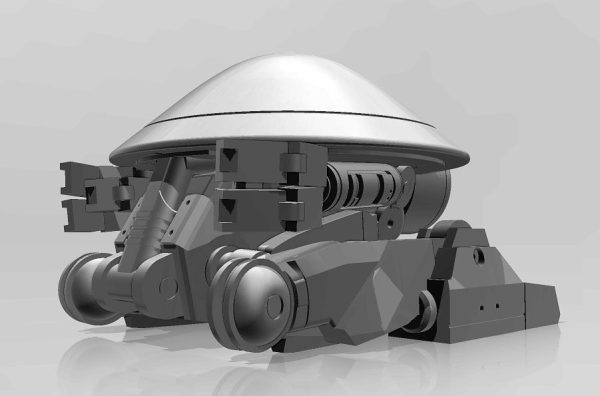 Folded Pit Droid Inspired 3D Printable Fan Art Files - Image 5