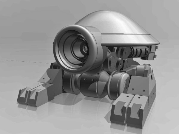 Folded Pit Droid Inspired 3D Printable Fan Art Files - Image 3