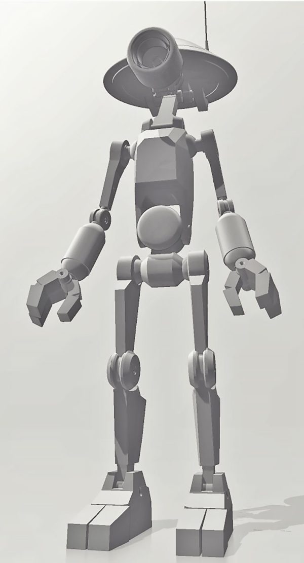 Animated (Cartoon Styled) Pit Droid Inspired  3D Printable Fan Art Files - Image 10