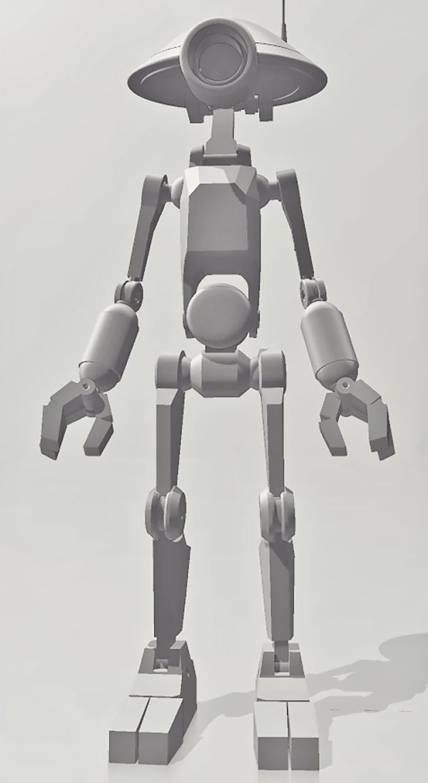 Animated (Cartoon Styled) Pit Droid Inspired  3D Printable Fan Art Files - Image 4