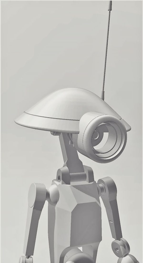 Animated (Cartoon Styled) Pit Droid Inspired  3D Printable Fan Art Files - Image 9