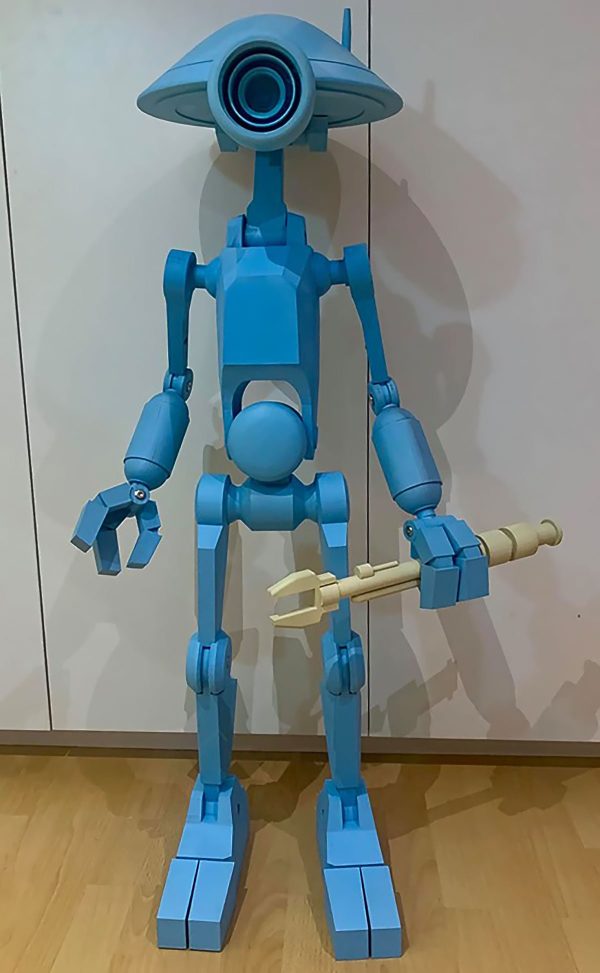 Animated (Cartoon Styled) Pit Droid Inspired  3D Printable Fan Art Files - Image 5
