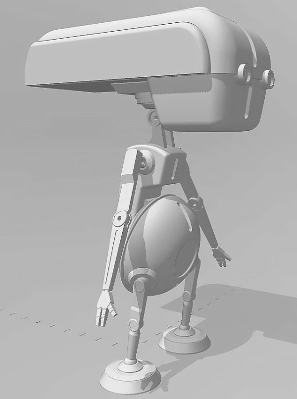 Techno-Service Droid Inspired Printable Fan Art Files - Image 8
