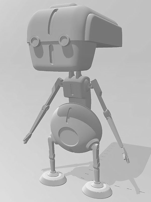 Techno-Service Droid Inspired Printable Fan Art Files - Image 6
