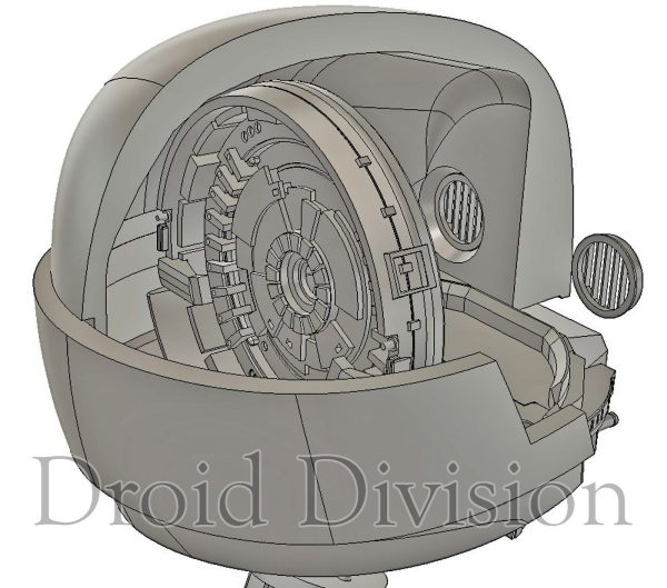 Security Droid Inspired Head/Stand Printable Fan Art Files. - Image 8