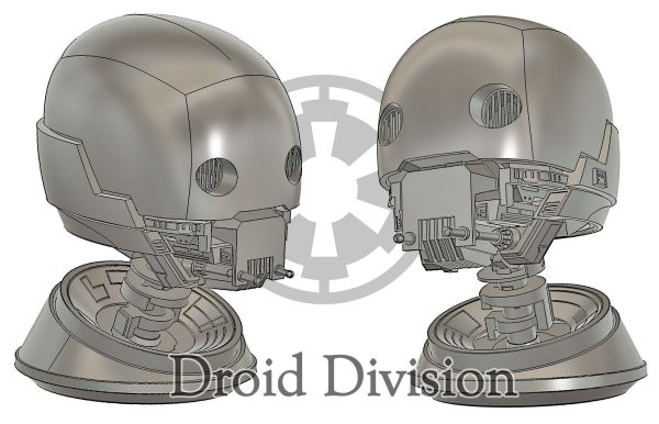 Security Droid Inspired Head/Stand Printable Fan Art Files. - Image 7