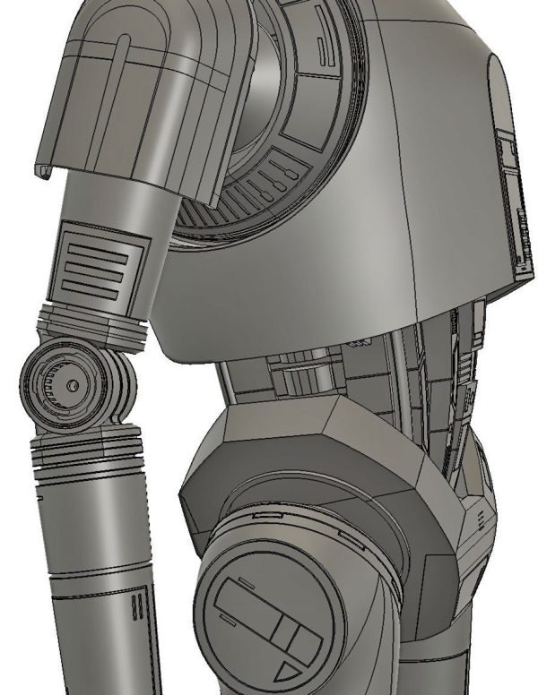 SecurityDroid Inspired Body (Everything But The Head) Printable Fan Art Files - Image 6