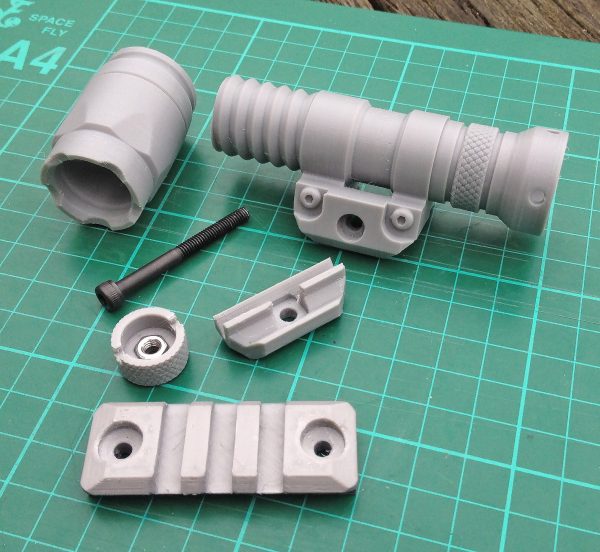 Tactical Light for Anthology Blasters Inspired Printable STL Fan Art Files - Image 4