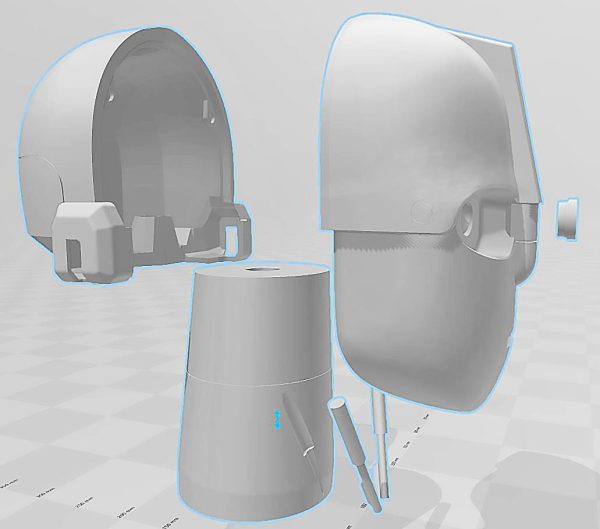 RQ Protocol Droid Inspired Printable Fan Art Files - Image 8