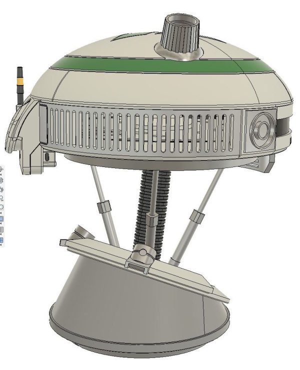 Pilot-Navigator Droid Inspired Head Display 3D Printable Files - Image 4