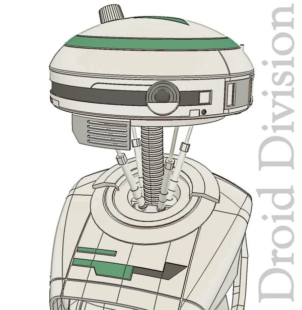 Pilot-Navigator Droid Inspired Head Display 3D Printable Files - Image 7