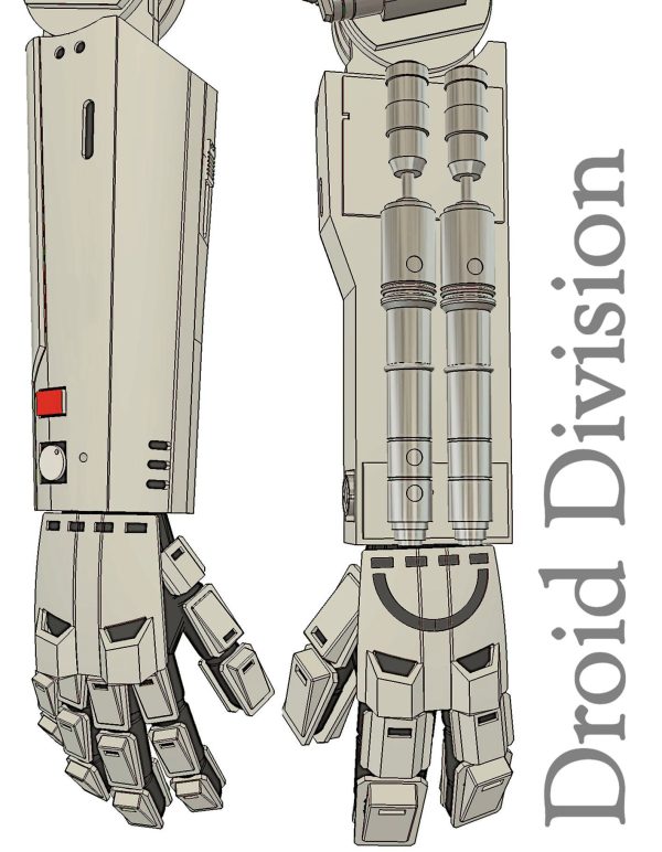 Pilot Navigator Droid Inspired Body (Everything But The Head) Printable Fan Art Files - Image 6