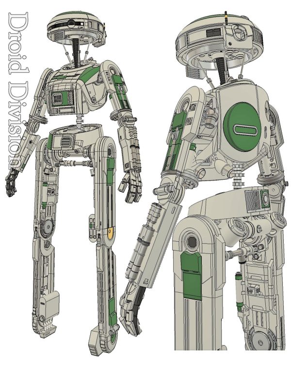 Pilot Navigator Droid Inspired Body (Everything But The Head) Printable Fan Art Files - Image 4