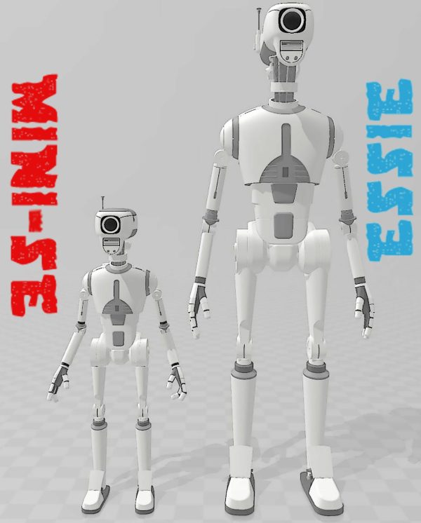 Mini-SE, and Essie Droid Inspired Fan Art STL Files for 3Dprinting - Image 8