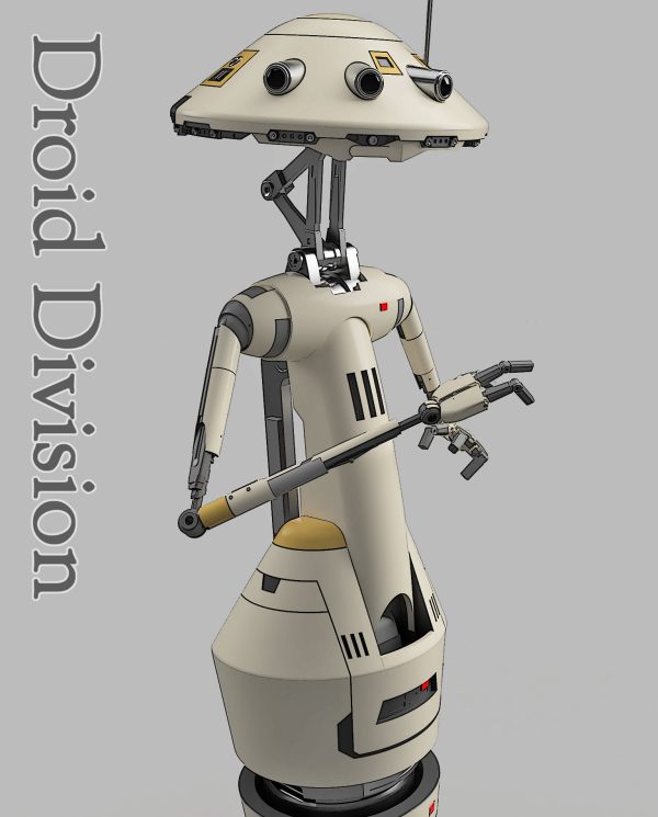 Squire Droid Inspired Fan Art STL Files for 3Dprinting - Image 6