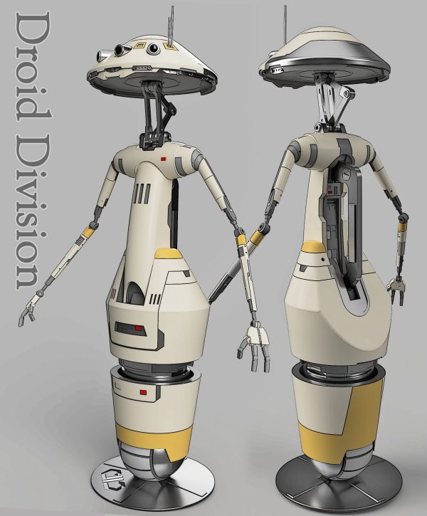 Squire Droid Inspired Fan Art STL Files for 3Dprinting - Image 2