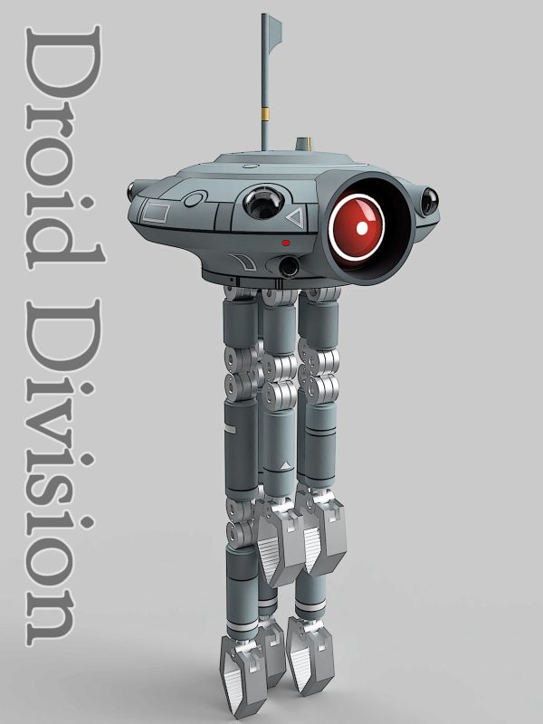 Animated Styled ID-9 Seeker Probe Droid Inspired Fan Art Printable Files - Image 4