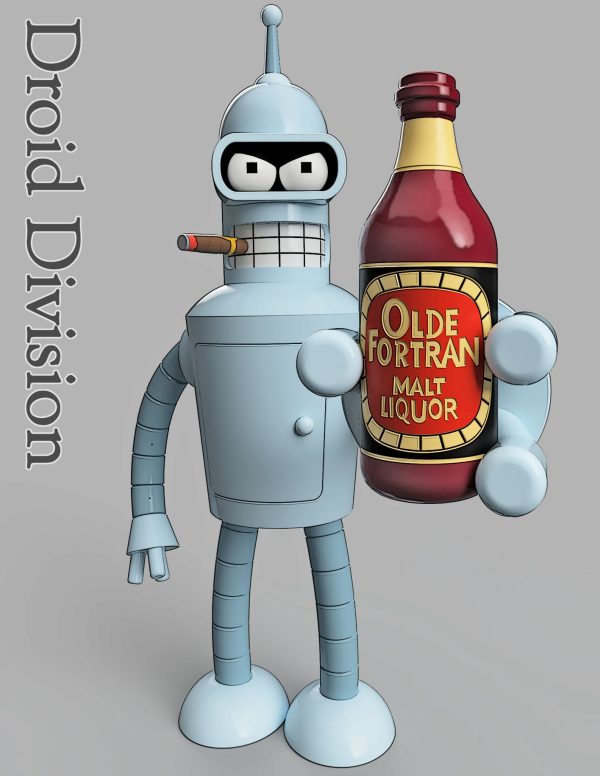 Bending Robot Inspired Fan Art Printable Files - Image 2