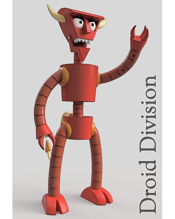 RobotDevil & Clamping Robot Inspired Fan Art Printable Files - Image 4
