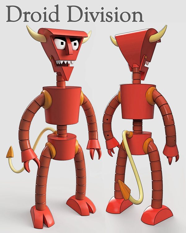 RobotDevil & Clamping Robot Inspired Fan Art Printable Files - Image 7