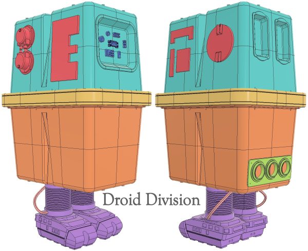 Full Gonk Droid Inspired (Inc Feet) 3D Printable Fan Art Files - Image 4