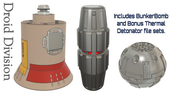 Bunker and Thermal Detonator Inspired Printable Fan Art Files - Image 2