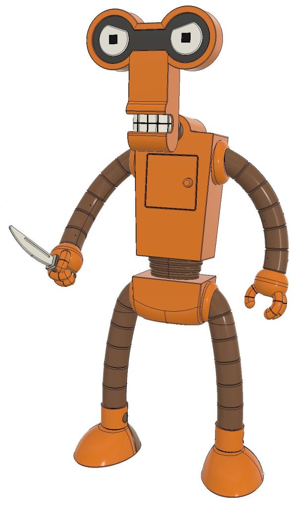 Robert Robot Inspired Fan Art Printable Files - Image 9