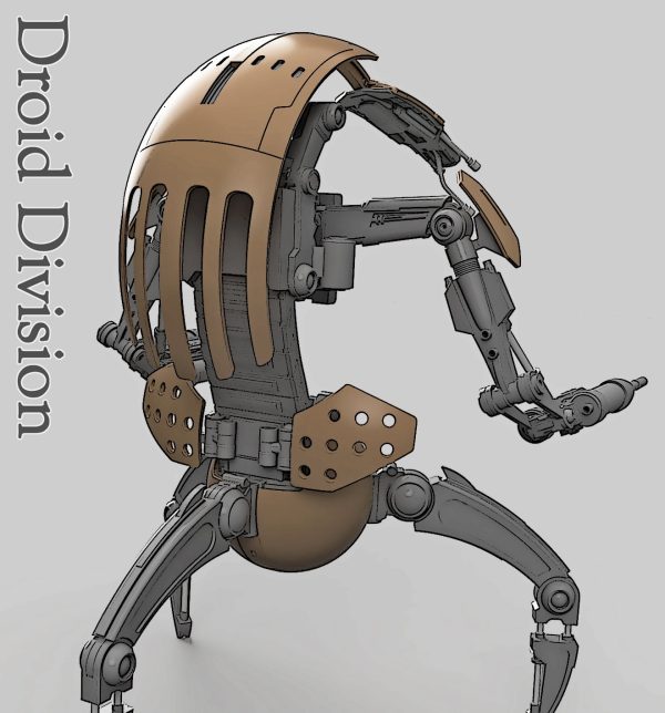 DK Droid Inspired Fan Art STL Files for 3D printing - Image 3