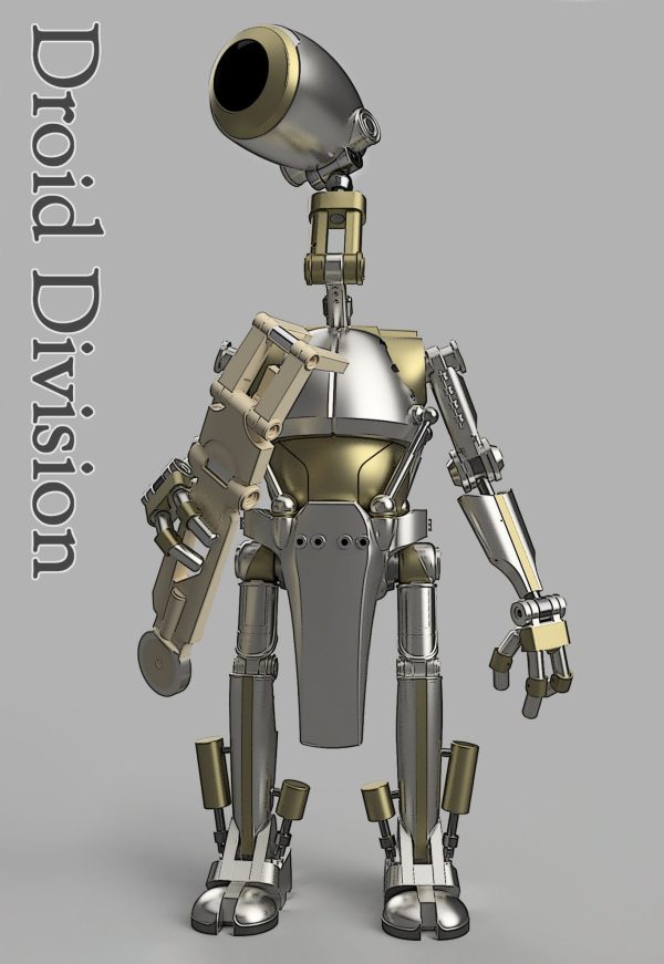 Worker Droid Inspired 3D Printable Fan Art Files - Image 4