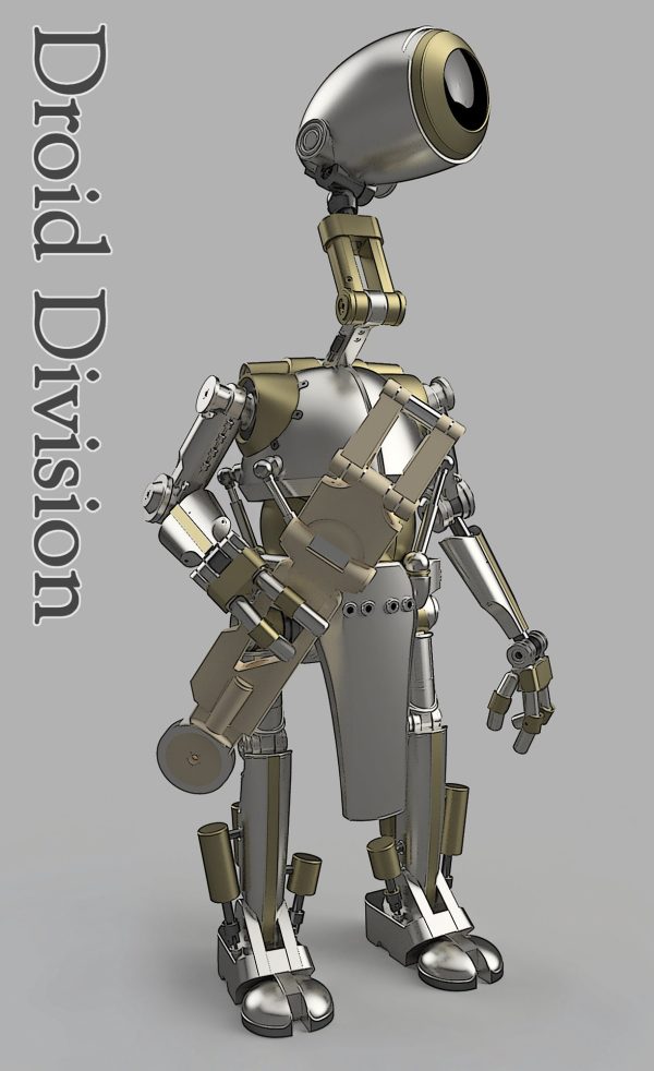 Worker Droid Inspired 3D Printable Fan Art Files - Image 2