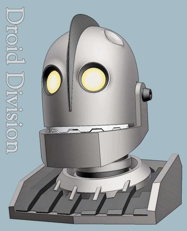 Huge Robot! Head Display, Printable Fan Art Files. - Image 4