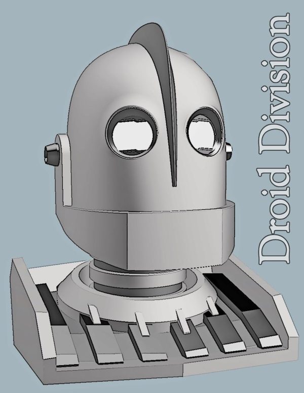 Huge Robot! Head Display, Printable Fan Art Files. - Image 5