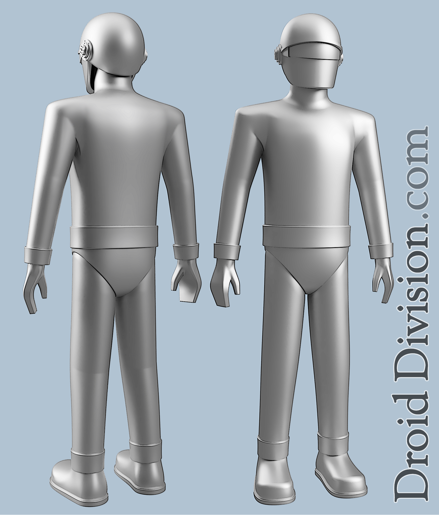 GT Robot Body Files (Everything but the Head) Printable Fan Art Files. - Image 2